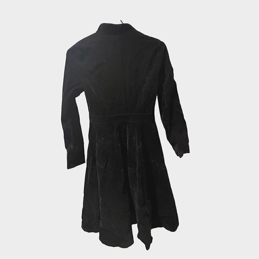 FeiInVan Velvet Midi Dress Small Black Button Up Cosplay Costume Anime Character - Picture 4 of 9